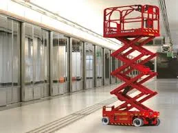 Plataforma móvel trabalho em altura